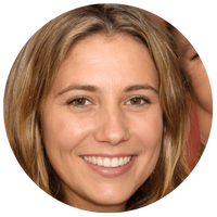 Attractive young woman smiling