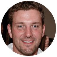 handsome young man smiling